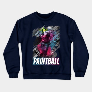 Paintball ArtStyle Female Crewneck Sweatshirt